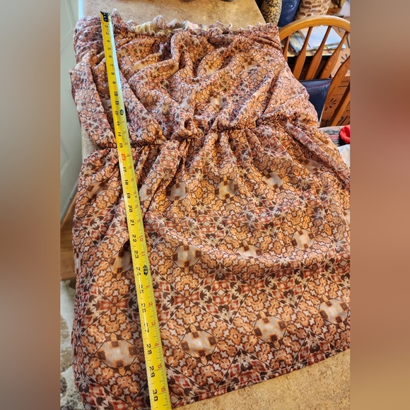 Pink Lily Humble and Kind off Shoulder  Beige Mini Dress Size 2X - Picture 7 of 14